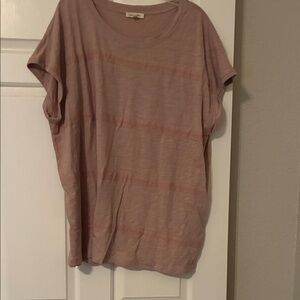 Blush Pink Women's Short Sleeve Top